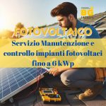 Fotovoltaico Manutenzione e controllo fino a 6 kWp